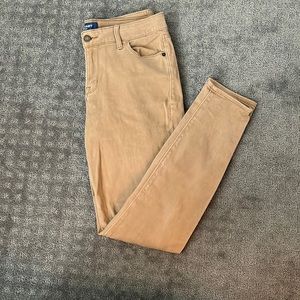 Old Navy Tan rockstar skinny jeans
